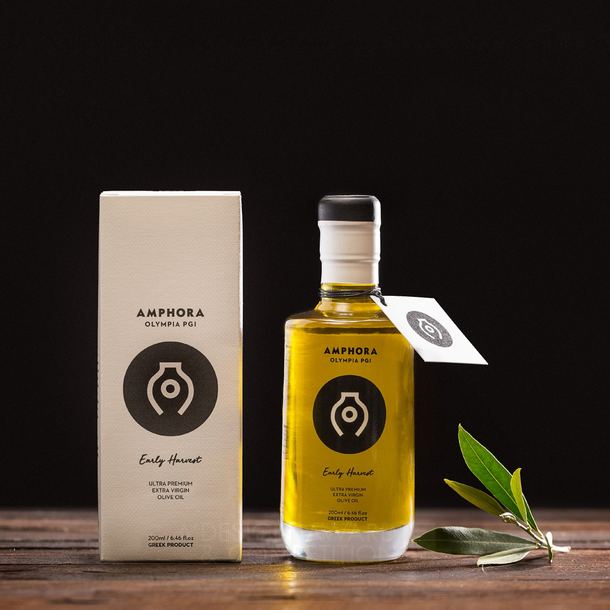 Amphora Olympia Extra Virgin Olive Oil by Sophia Georgopoulou Golden Packaging Design Award Winner 2018 