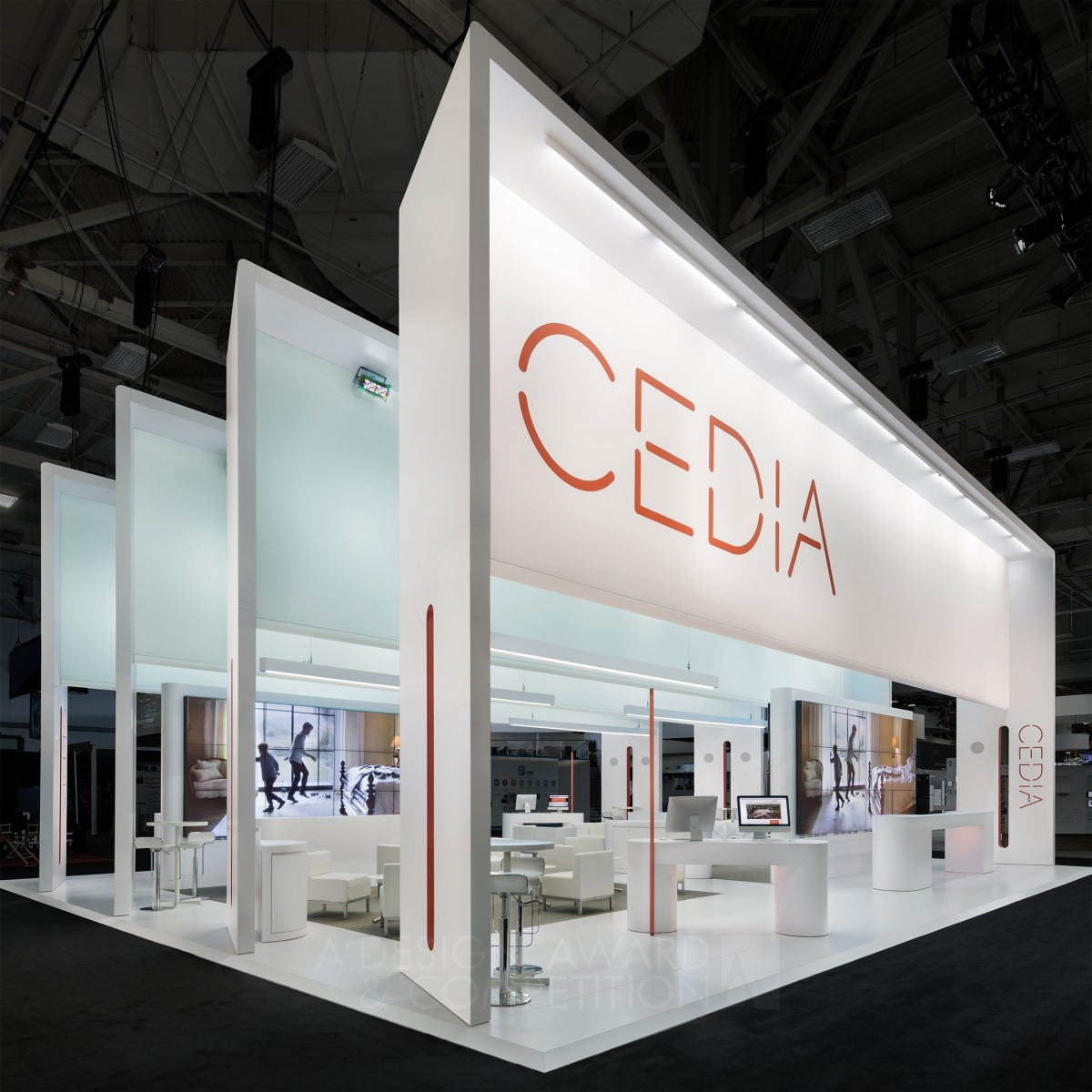 Cedia Booth Design 2015 Exhibition, Events & Meetings Space by Lorenzo Apicella Silver Interior Space and Exhibition Design Award Winner 2018 