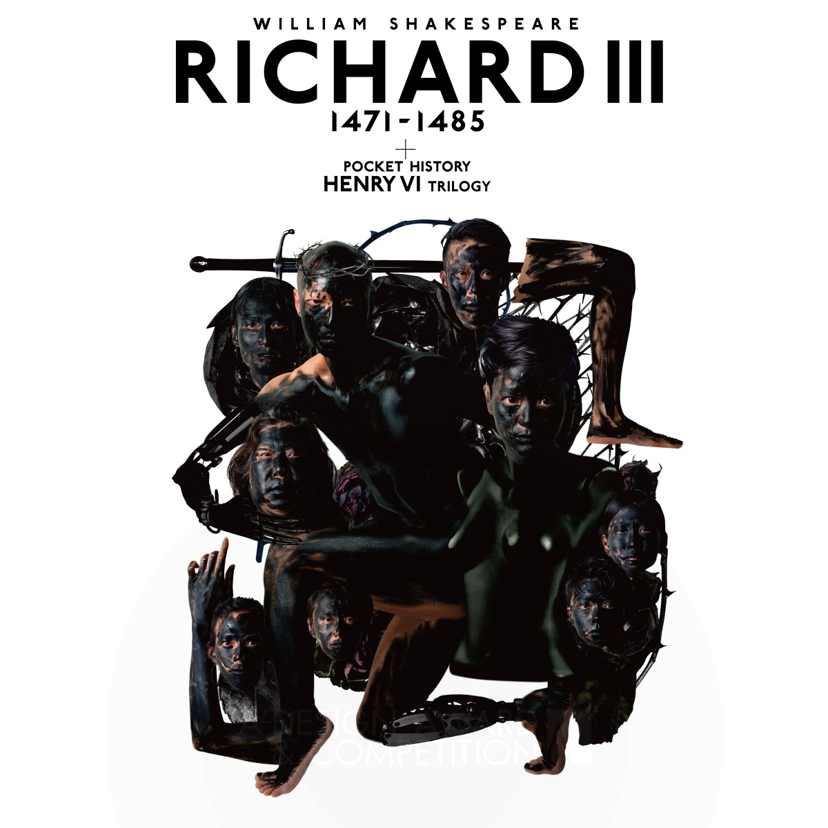 Richard III Poster by Yasuhito Takeuchi Silver Graphics, Illustration and Visual Communication Design Award Winner 2018 