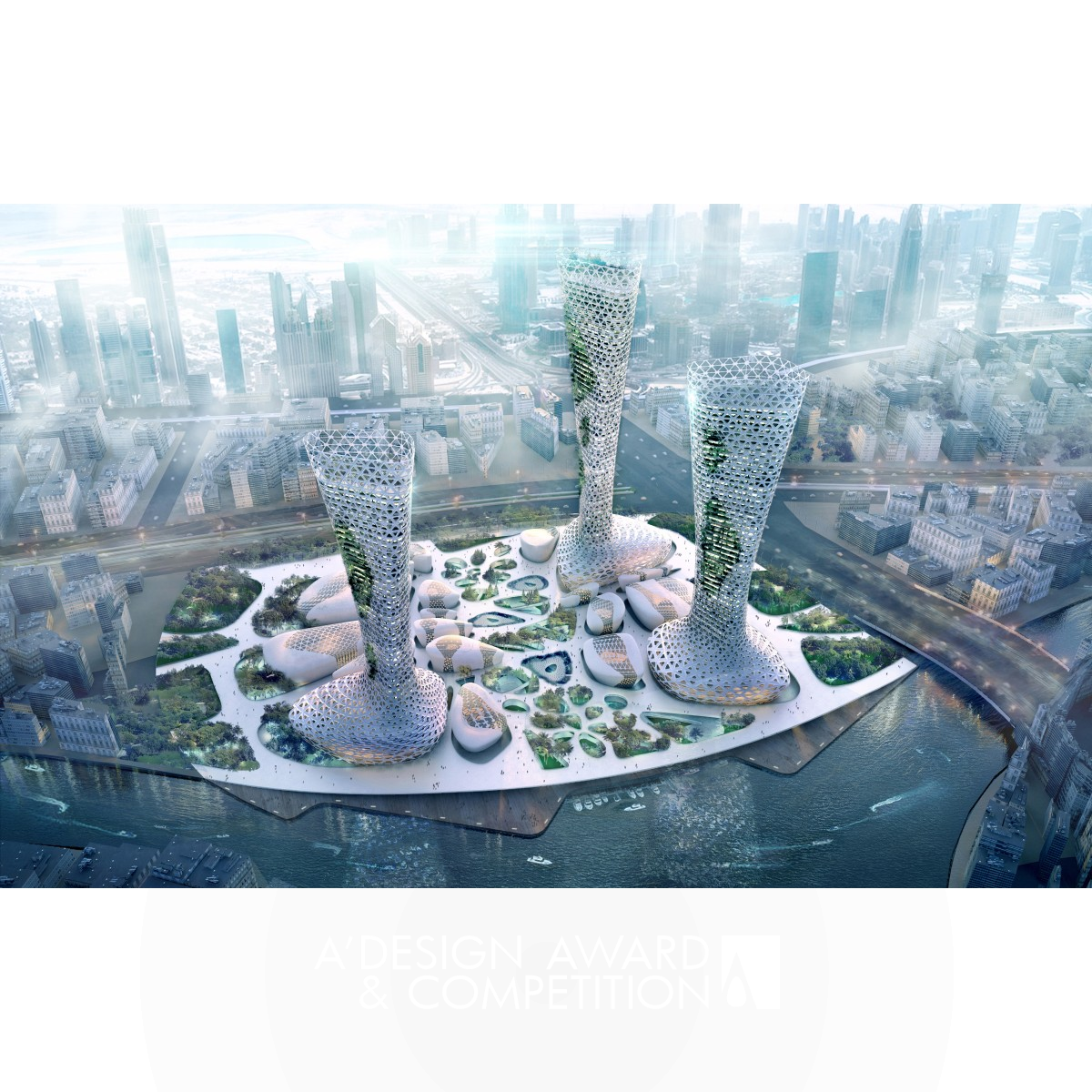 The Symbiotic Towers Mixed Use Development by Zayad Motlib Silver Architecture, Building and Structure Design Award Winner 2018 