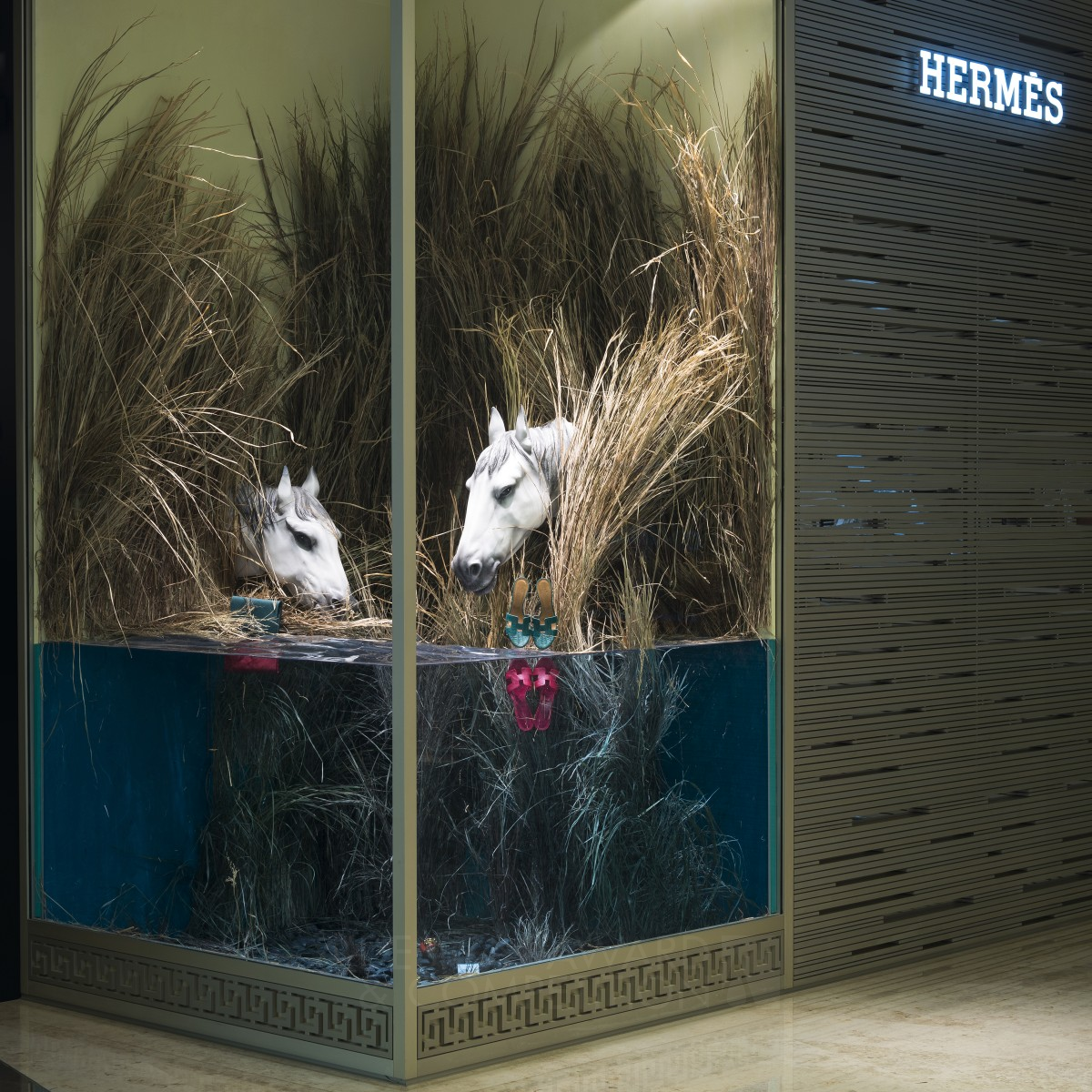 Wild Horses Window VM Display of Hermès by L'Atelier Five Bronze Interior Space and Exhibition Design Award Winner 2018 