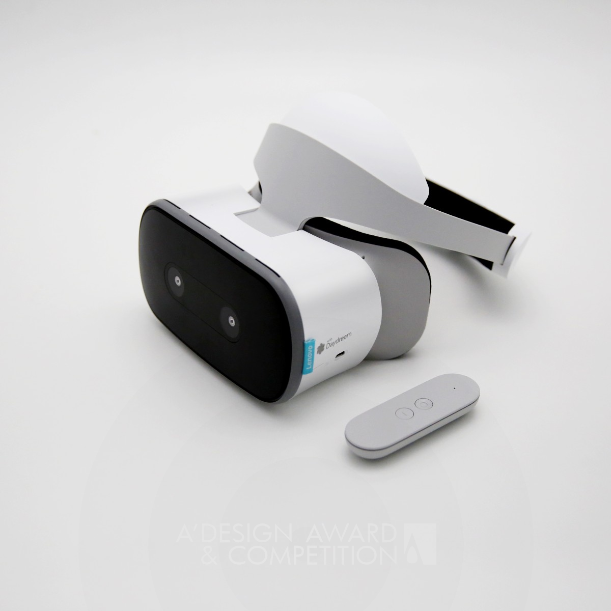 Mirage Solo with Daydream VR Headset by Experience Design Group, Lenovo Golden Digital and Electronic Device Design Award Winner 2018 