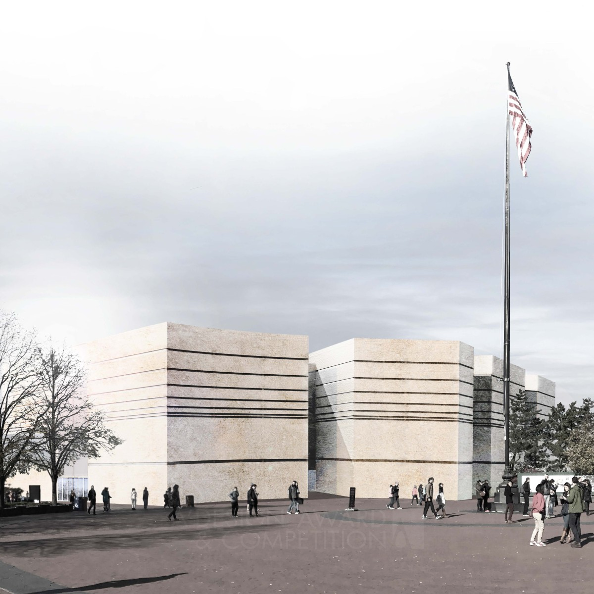 Liberty Museum Multicultural Center by Jun Seong Ahn Bronze Architecture, Building and Structure Design Award Winner 2018 