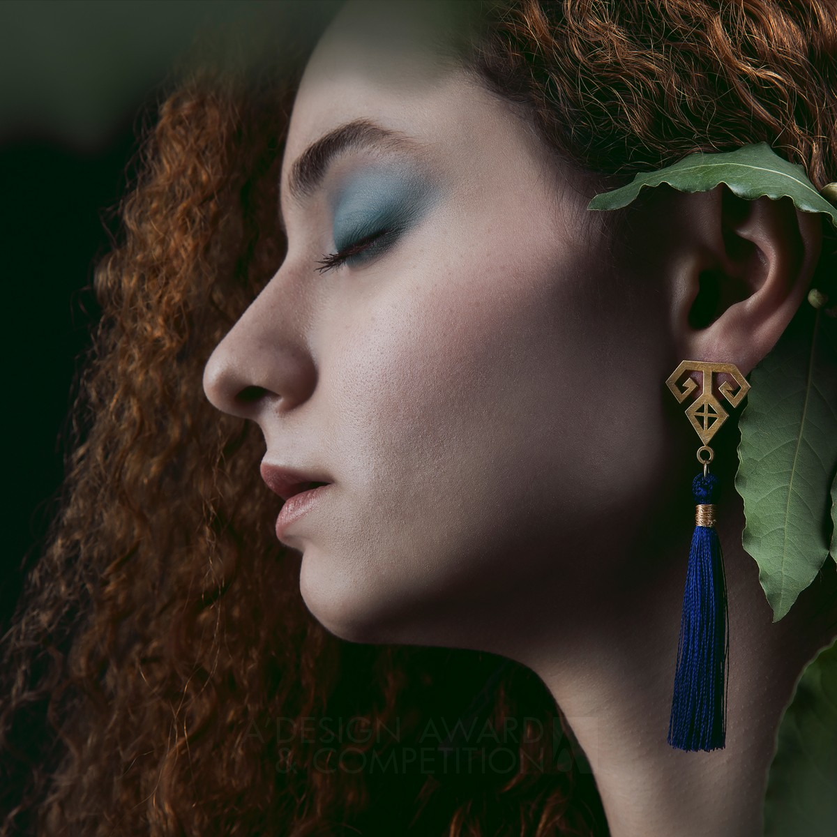 Qashqai Earrings Earrings by Arianaz Dehghan Bronze Jewelry Design Award Winner 2018 