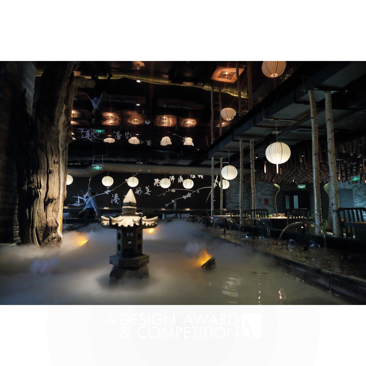 The Oriental Style Restaurant Interior Design by Chin-Lien Lin Silver Interior Space and Exhibition Design Award Winner 2018 