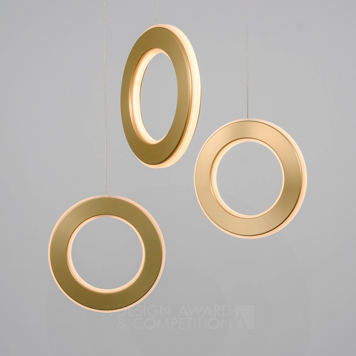 Electron Pendant Light Fixture by Maurice L. Dery Bronze Lighting Products and Fixtures Design Award Winner 2018 