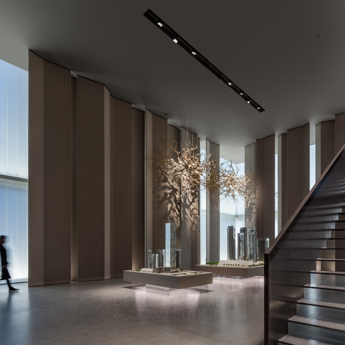 DayPark Sales and Culture Center Property Office by Yu Zhao Bronze Interior Space and Exhibition Design Award Winner 2018 