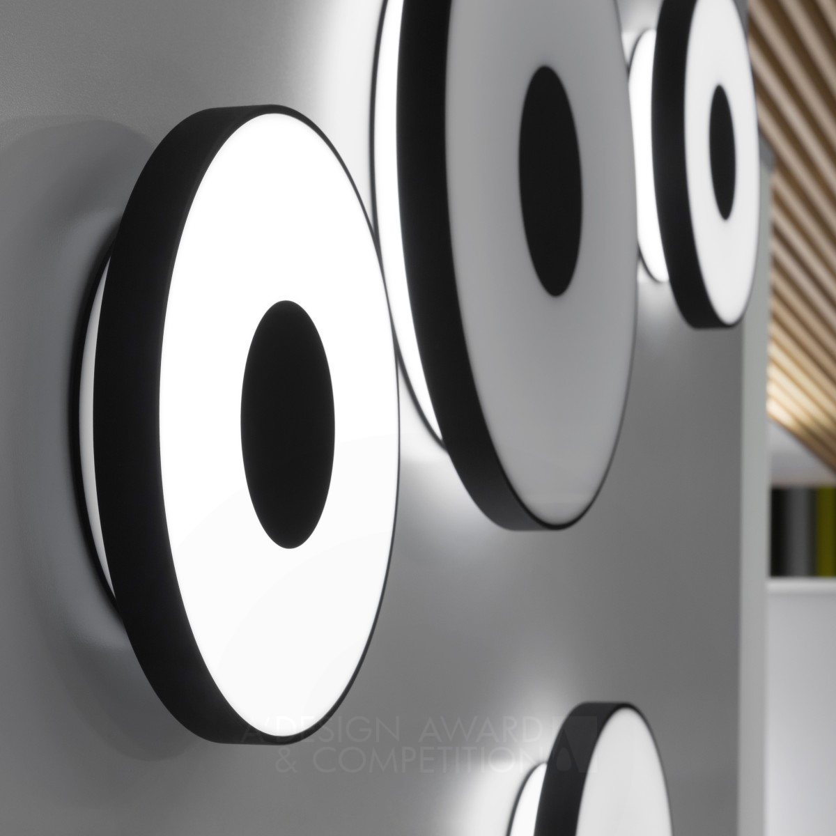 Moonlight Interactive wall lamps by Oblikus Design Studio Iron Lighting Products and Fixtures Design Award Winner 2018 