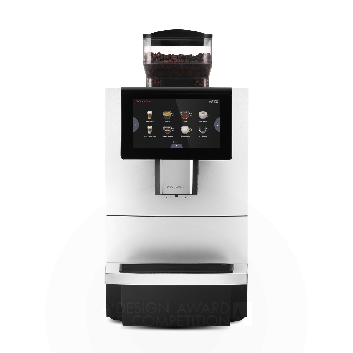 F11 Automatic Coffee Machine by Segnoinverso srl Silver Home Appliances Design Award Winner 2018 