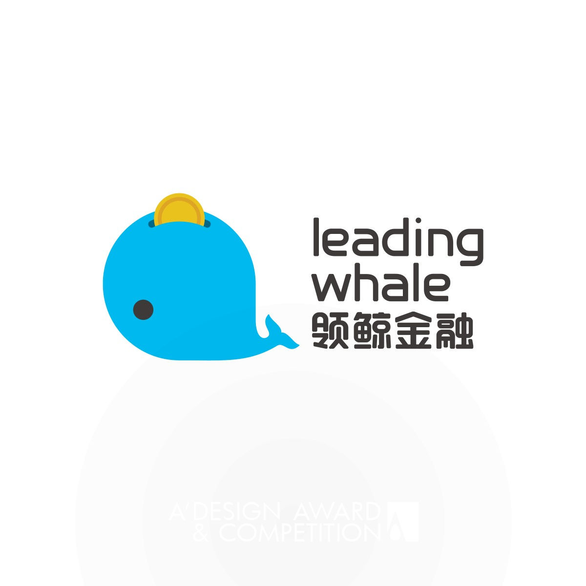 Leading Whale Logo and VI by Yinan Lyu, Vin Wen and Xi Chou Iron Graphics, Illustration and Visual Communication Design Award Winner 2018 