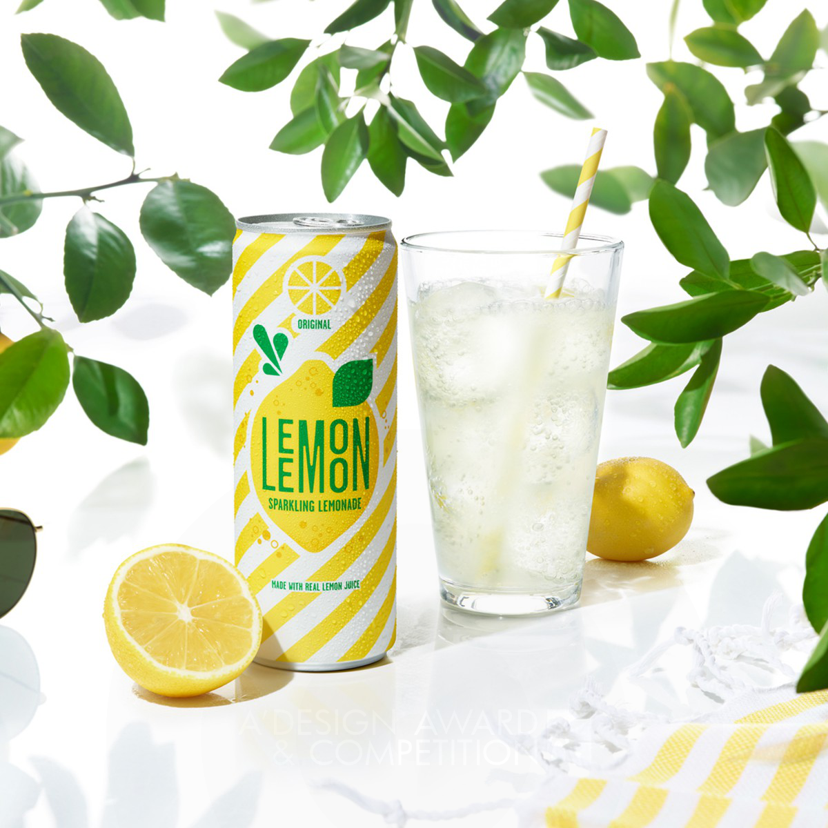 7Up Lemon Lemon Brand Packaging by PepsiCo Design & Innovation Golden Food, Beverage and Culinary Arts Design Award Winner 2018 