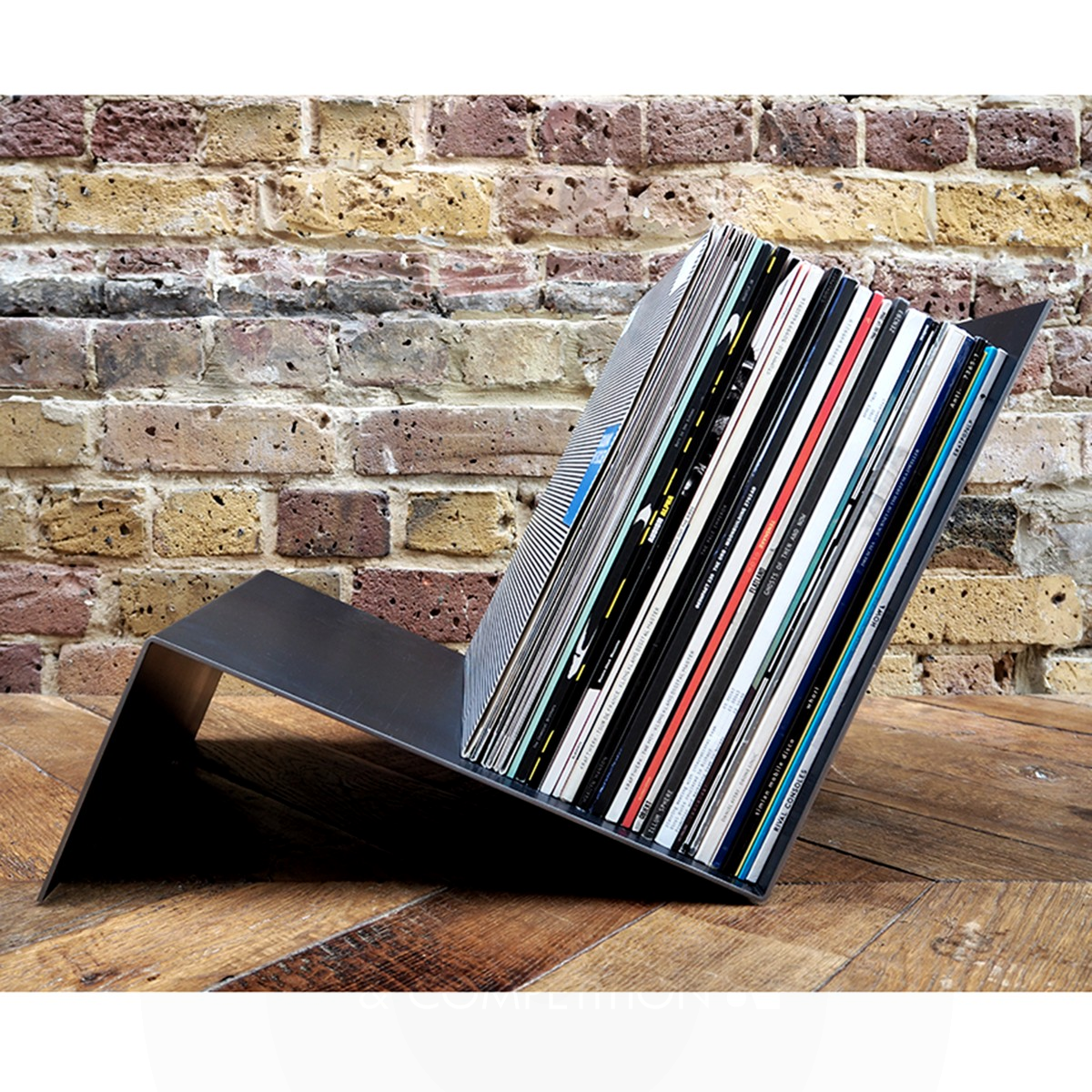 VRH12 Vinyl Record Holder by Povilas and Vaidotas Jurevicius Silver Furniture Design Award Winner 2018 