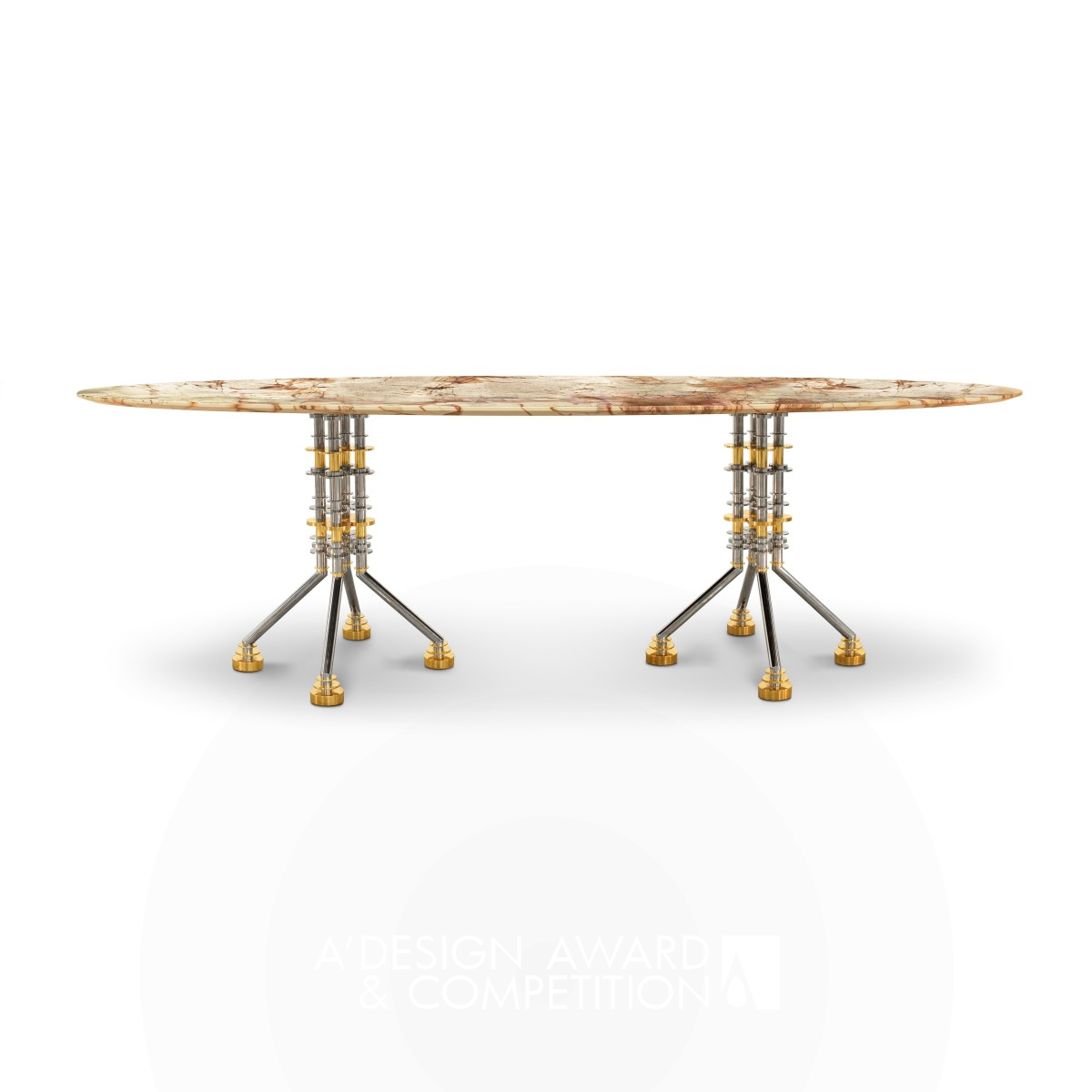 Sputnik Dining Table by Andre Teoman Iron Furniture Design Award Winner 2018 