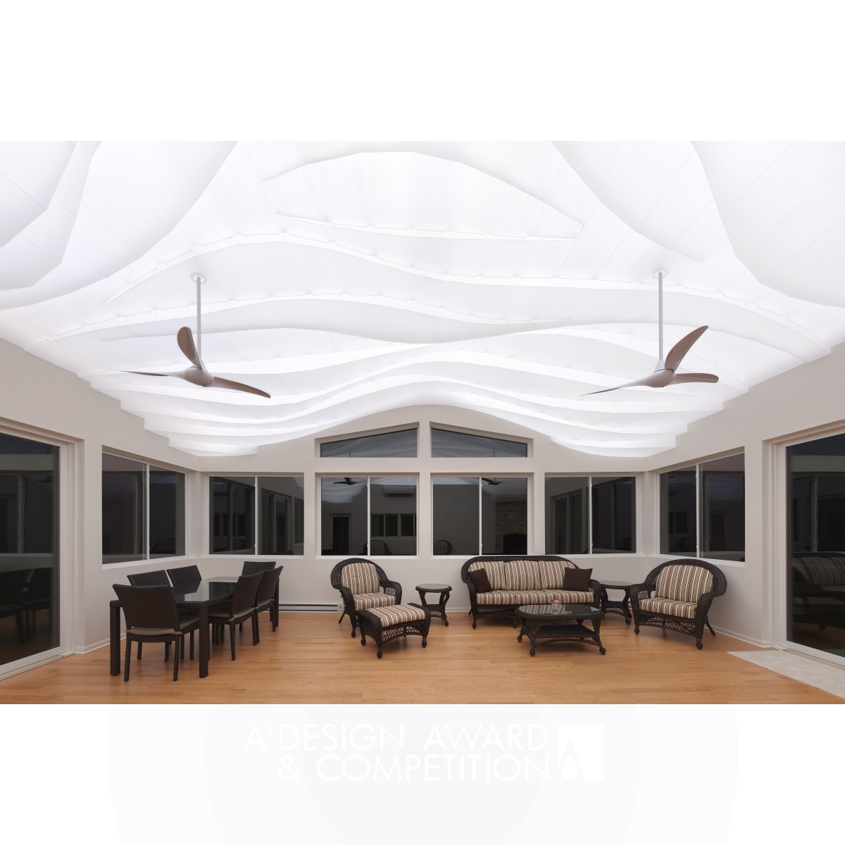 Light Arrival Luminous Ceiling by Matt Flynn Bronze Lighting Products and Fixtures Design Award Winner 2018 