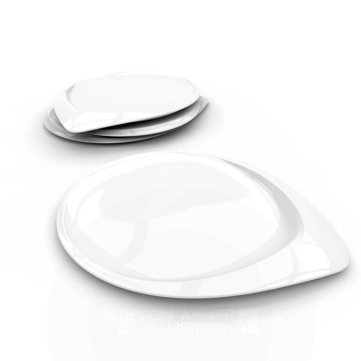 Tilted Plate Reduce oil intake by Zhang Ruiqi Iron Bakeware, Tableware, Drinkware and Cookware Design Award Winner 2018 