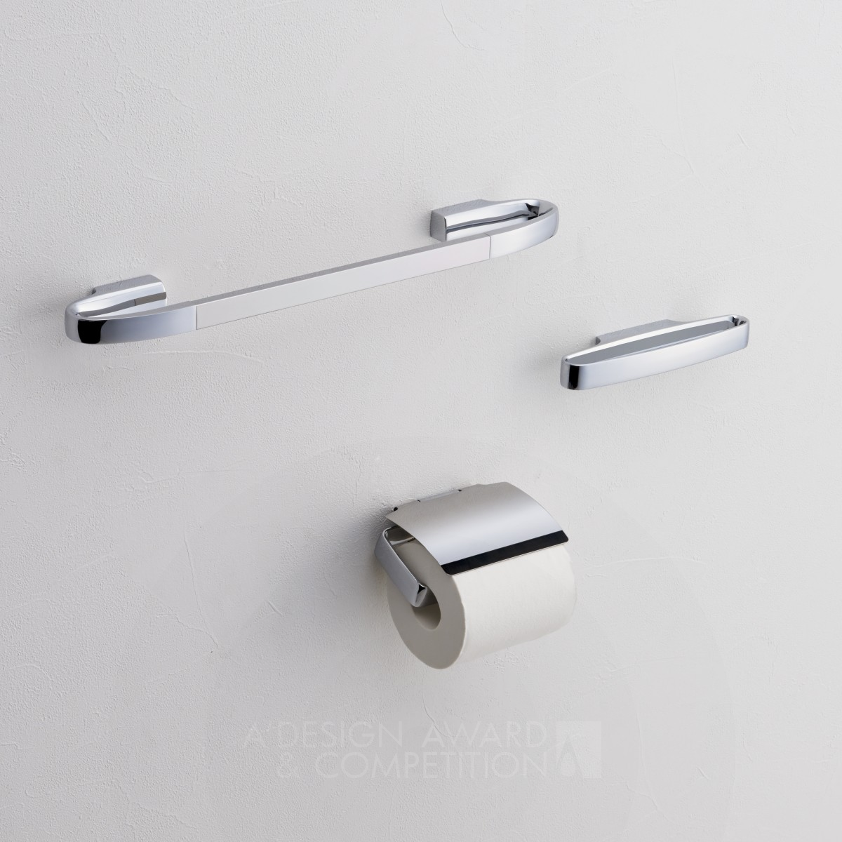 R2300 Series Space saving bathroom accessories by Toshihiko Sakai Silver Bathroom Furniture and Sanitary Ware Design Award Winner 2018 