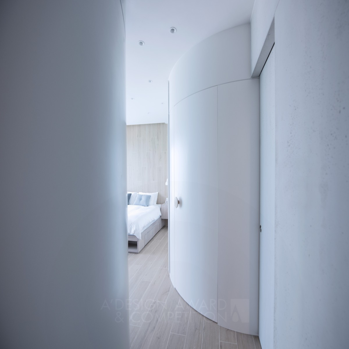 Curvy Chambers Apartment by Bean Buro Silver Interior Space and Exhibition Design Award Winner 2018 