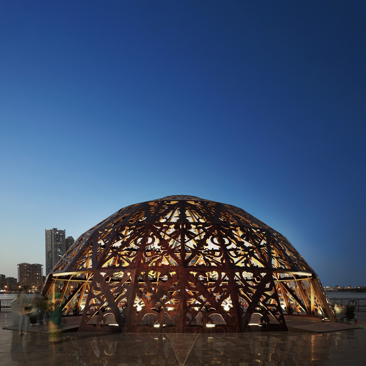 Floral Pavilion Permanent Pavilion by Daydreamers Design Silver Architecture, Building and Structure Design Award Winner 2018 