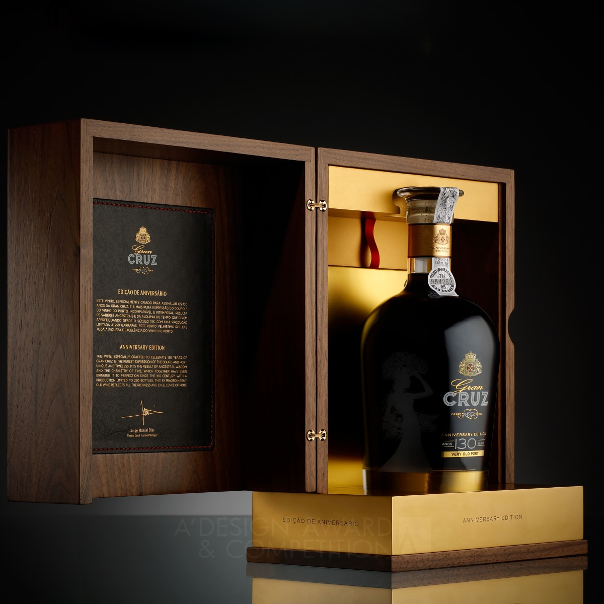 130YO Gran Cruz Packaging Luxury Packaging by Omdesign Golden Luxury Design Award Winner 2018 