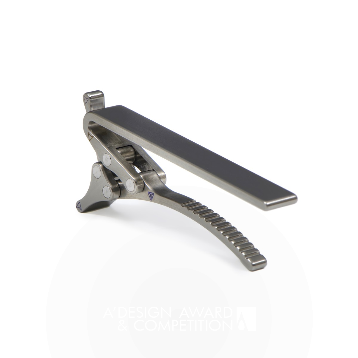 TC Nexus Tie Clip by Trevor D. Hirschi - Titan Ring Designs Silver Fashion and Travel Accessories Design Award Winner 2018 