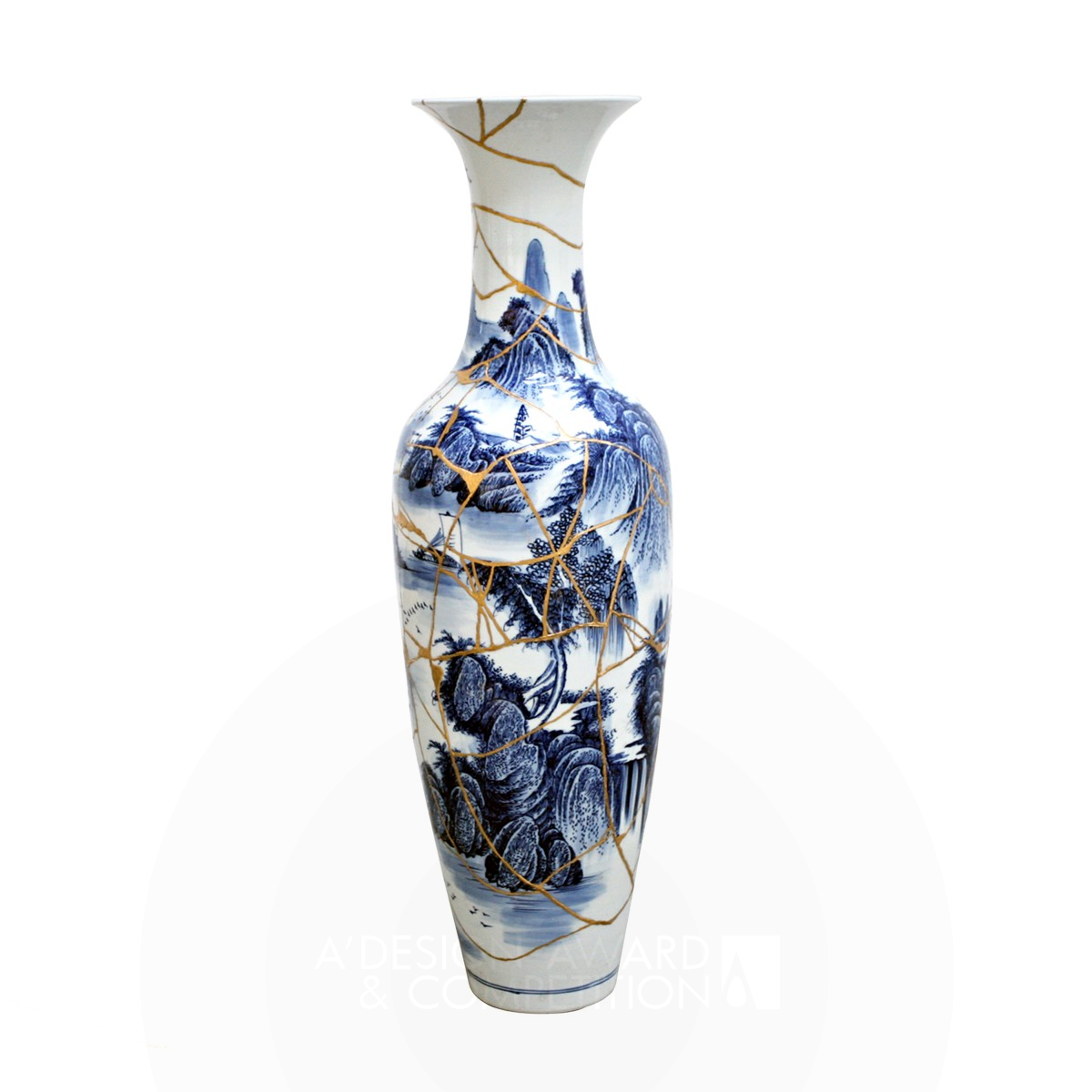 Kime Old Vase Design Object by Kairo Kusamoto Silver Fine Arts and Art Installation Design Award Winner 2018 