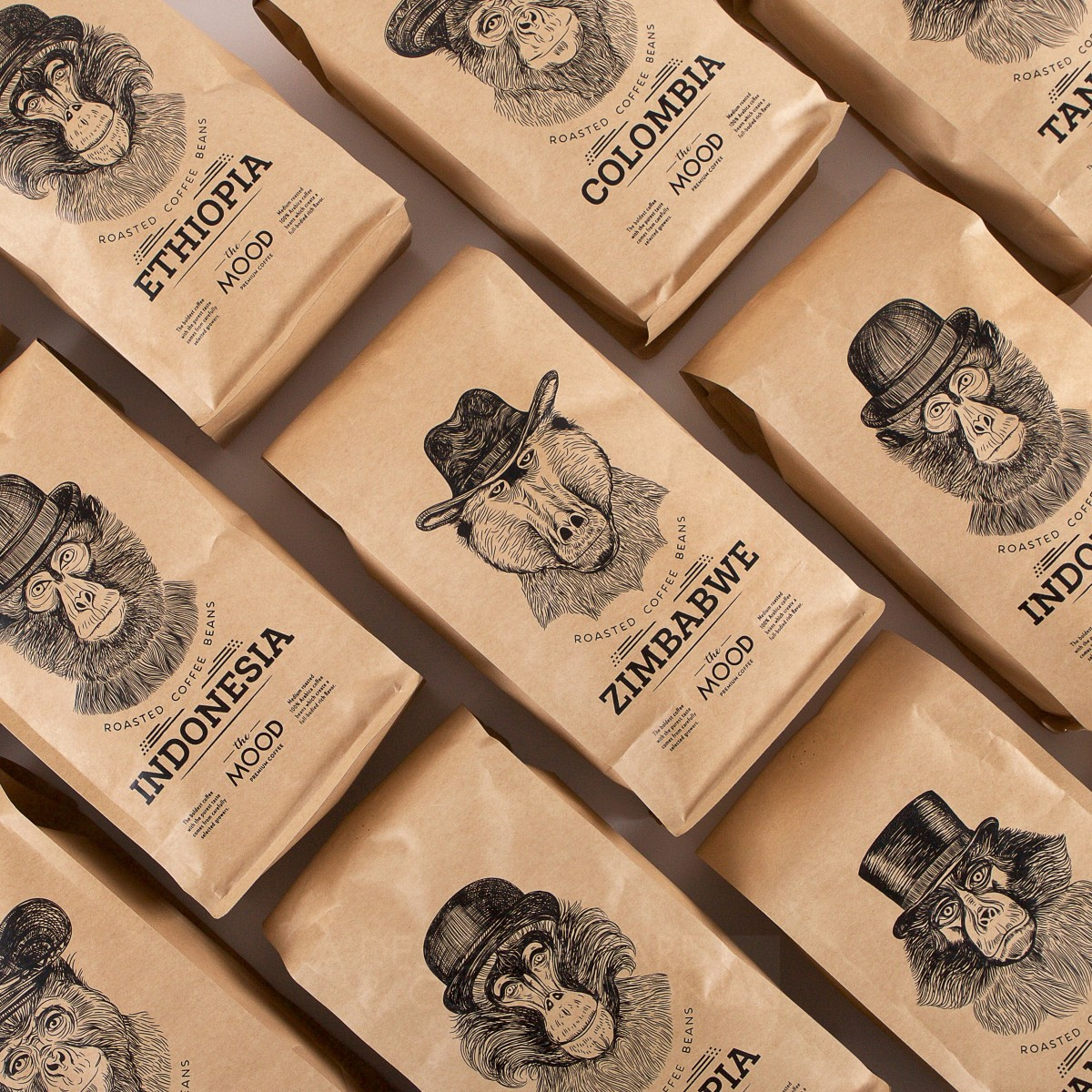 The Mood for Coffee Coffee Packaging by Salvita Bingelyte Golden Packaging Design Award Winner 2018 