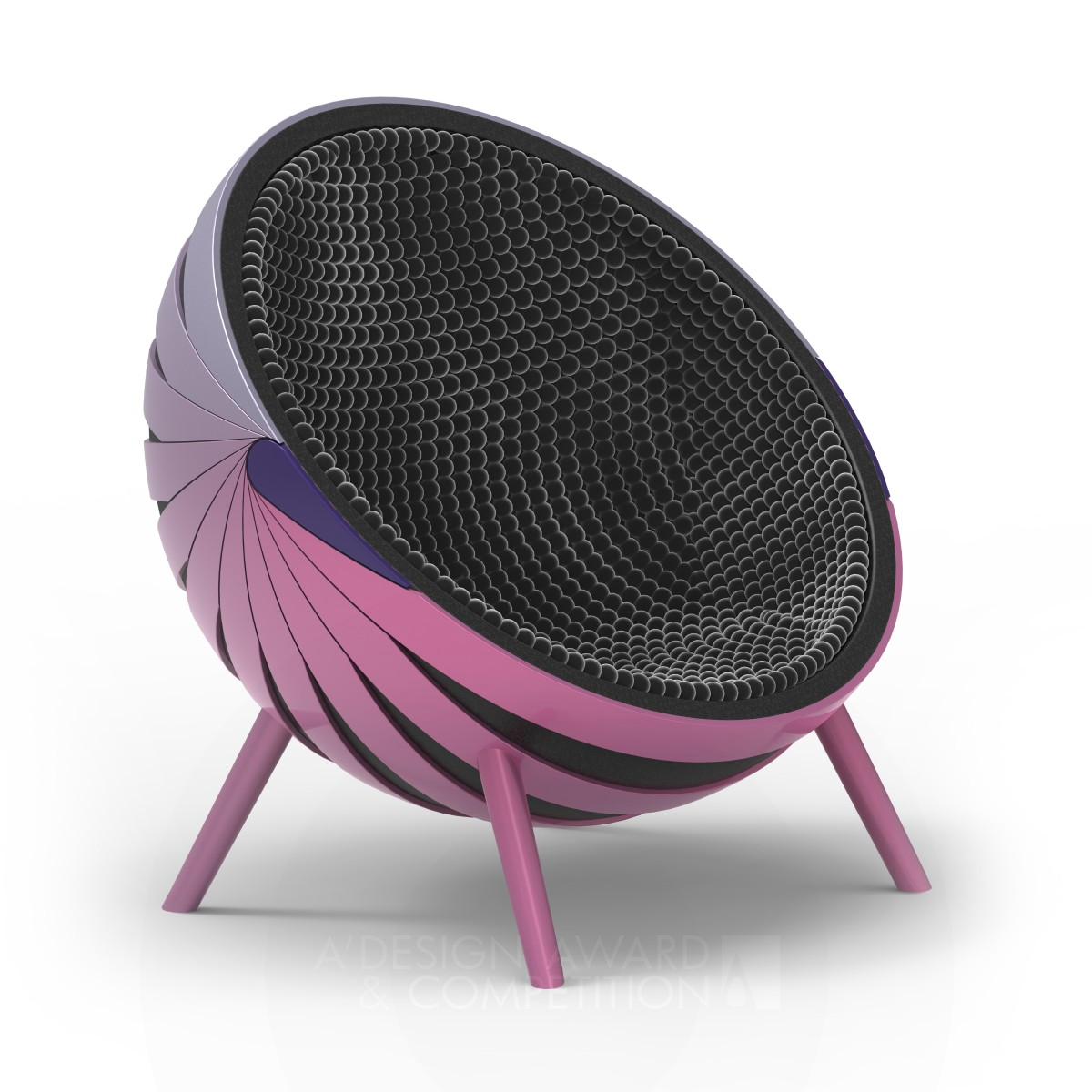 Galaktika Armchair by Vasil Velchev Silver Furniture Design Award Winner 2018 