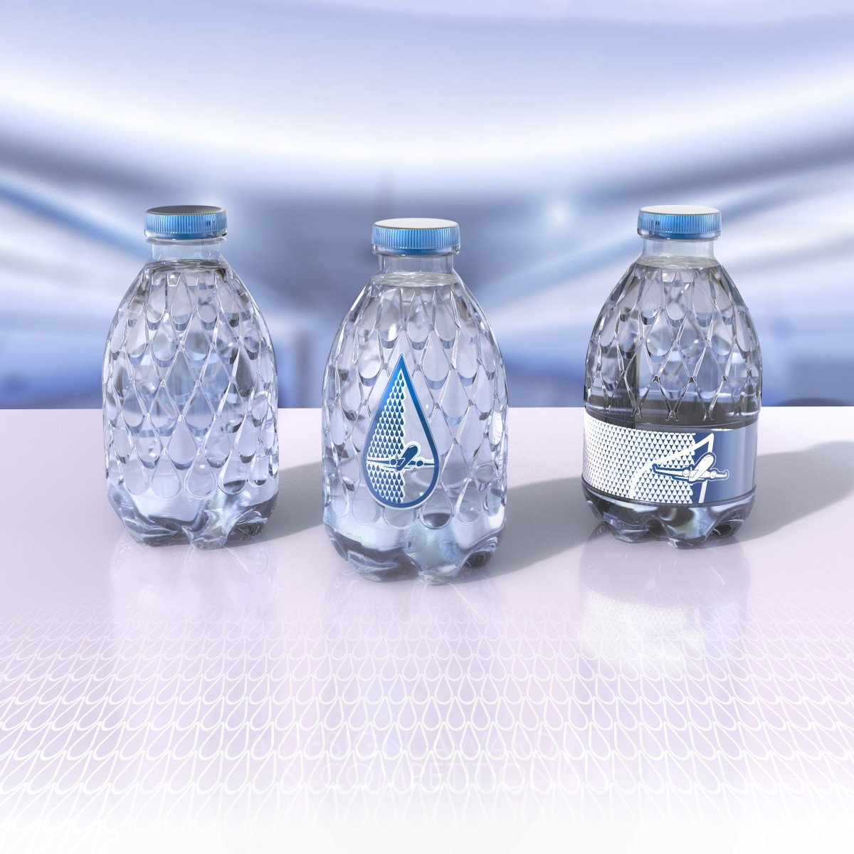 Droplet Lightweight-PET-Bottle by Stephanie Wunderlich - Krones AG Iron Packaging Design Award Winner 2018 