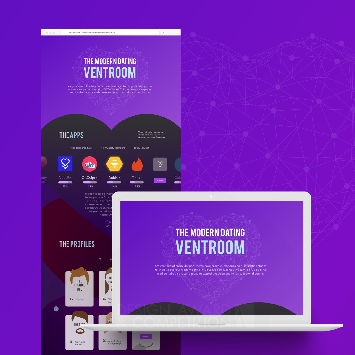 The Ventroom Web Design by Stella Chenjie Guan Iron Website and Web Design Award Winner 2018 