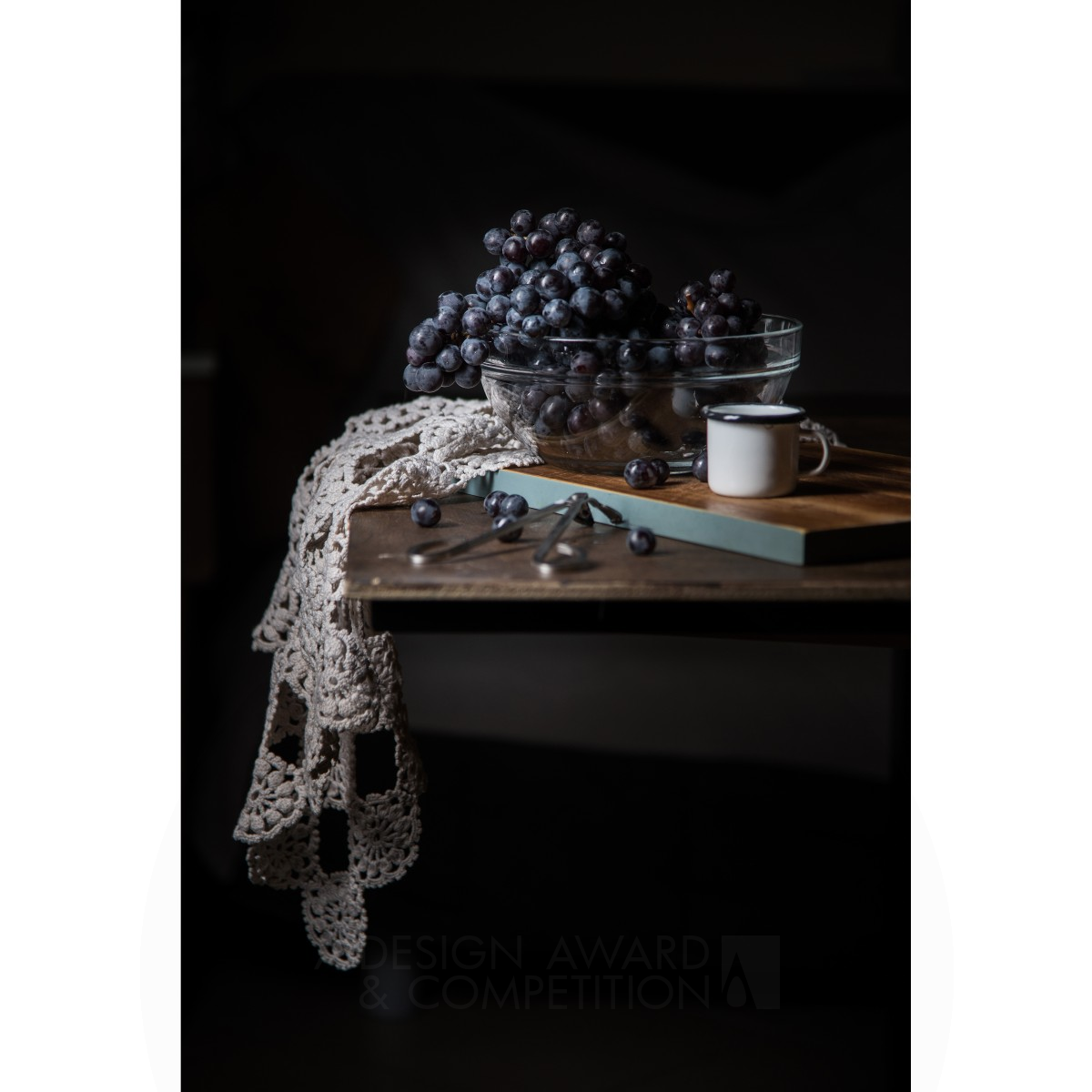 Fresh Grapes of Toscan Photography by Jiayi Lu Silver Photography and Photo Manipulation Design Award Winner 2018 