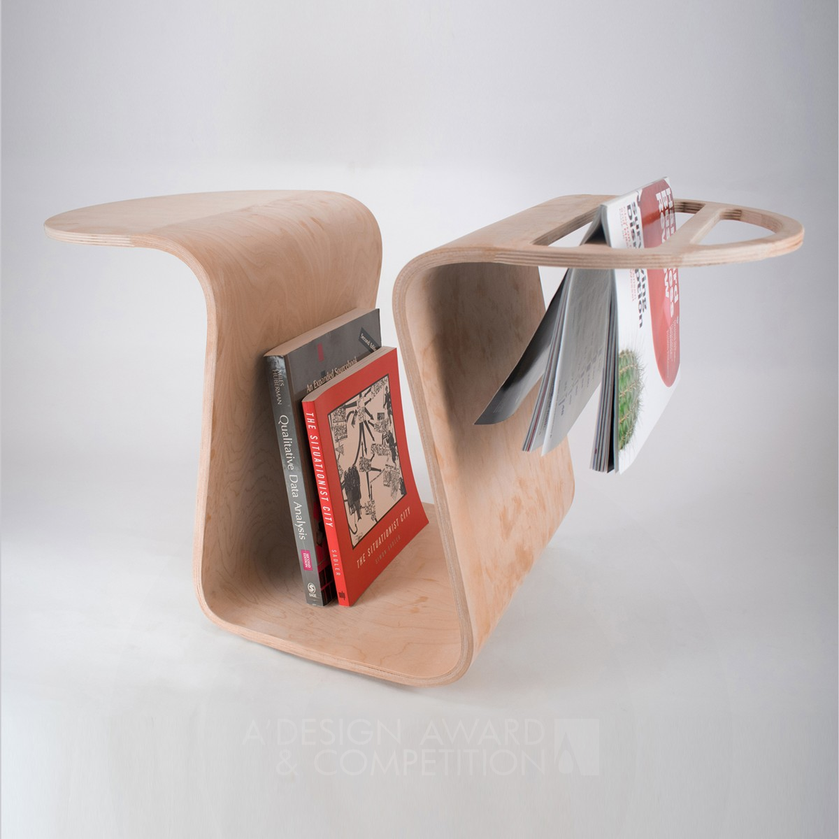 Swan Magazin Rack  by Elmira Deldari and Marzieh Hami Silver Furniture Design Award Winner 2018 