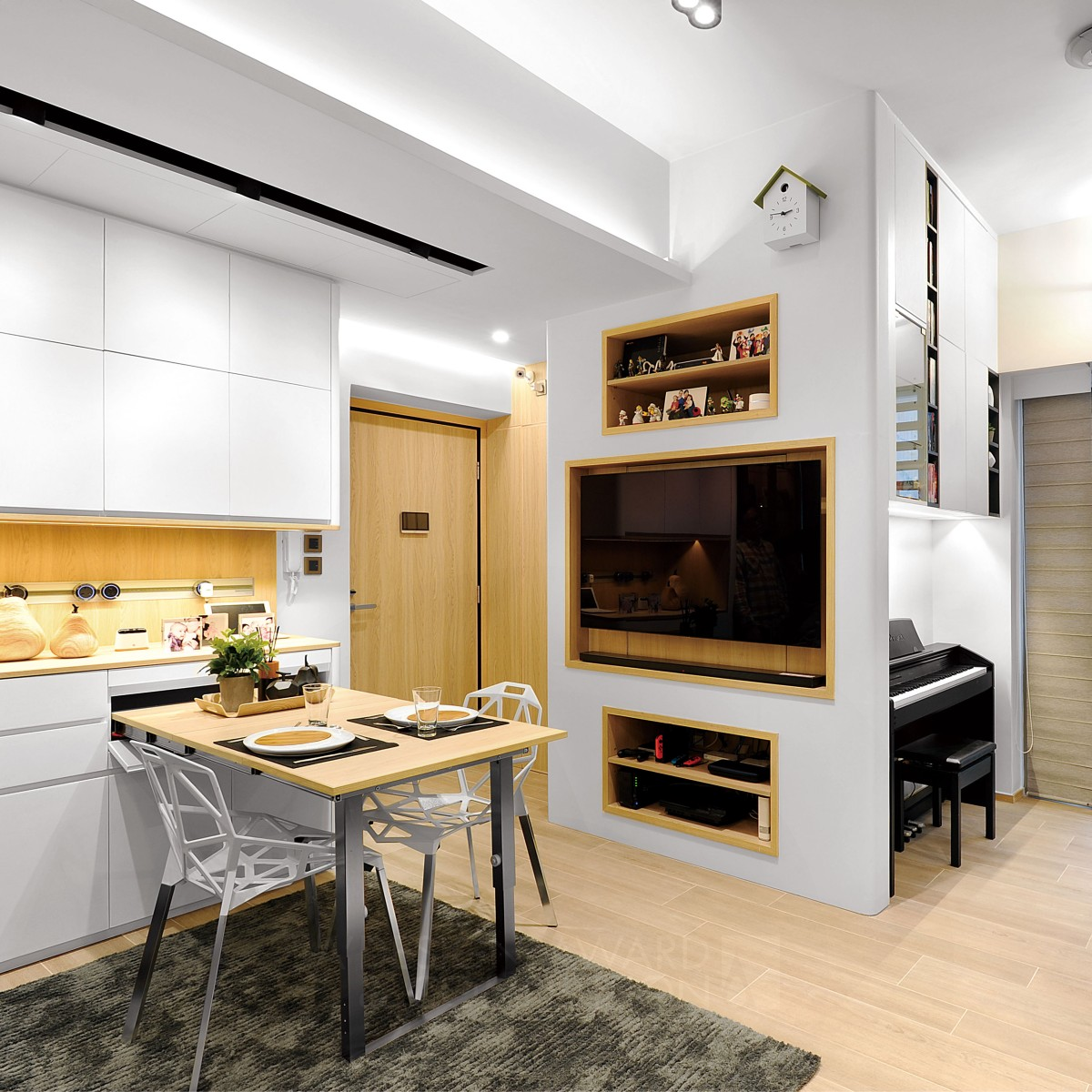 Hong Kong Grand Garden Residential Apartment by Darren Au-Yeung Bronze Interior Space and Exhibition Design Award Winner 2018 