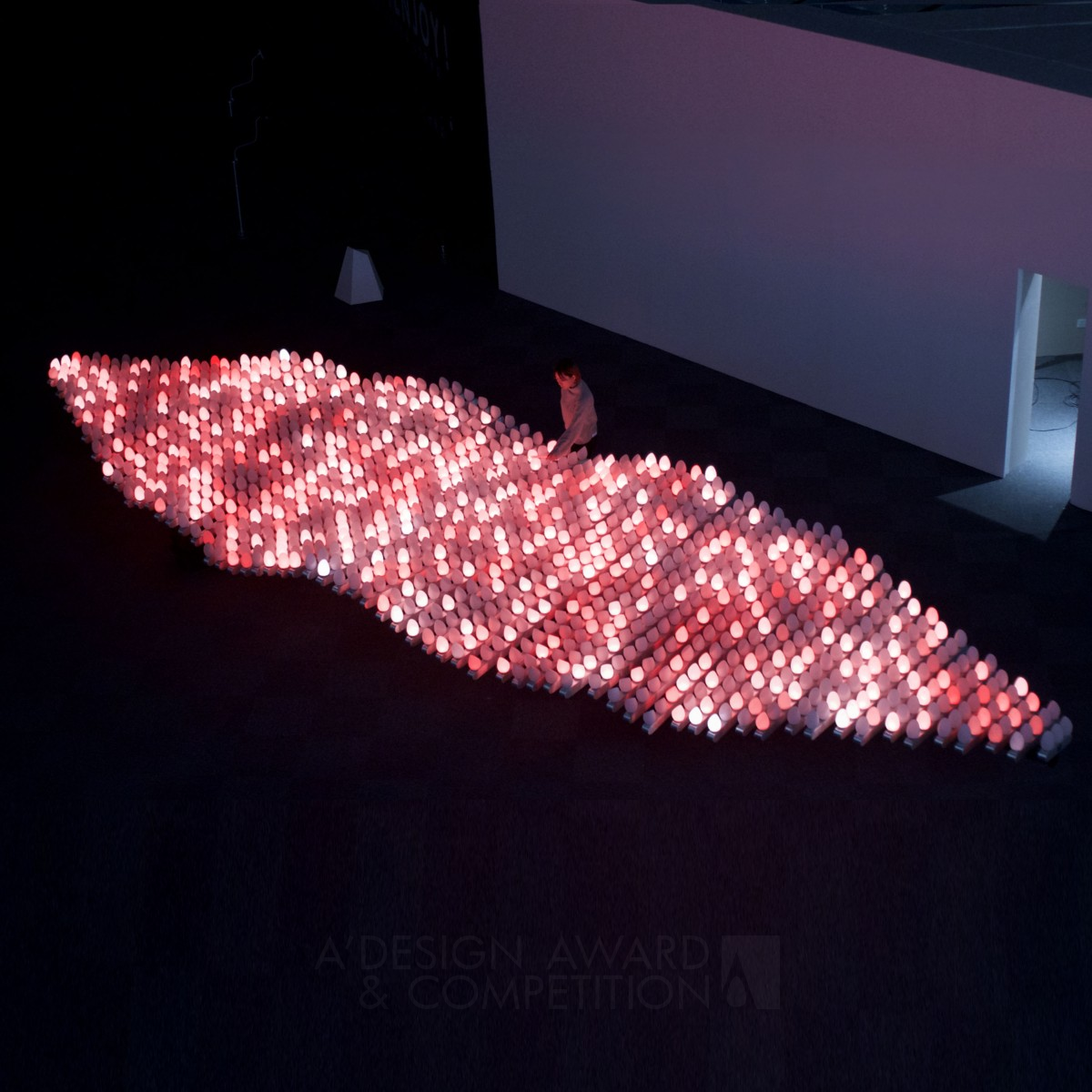 Wavelet Interactive Installation by GeeksArt Silver Fine Arts and Art Installation Design Award Winner 2019 