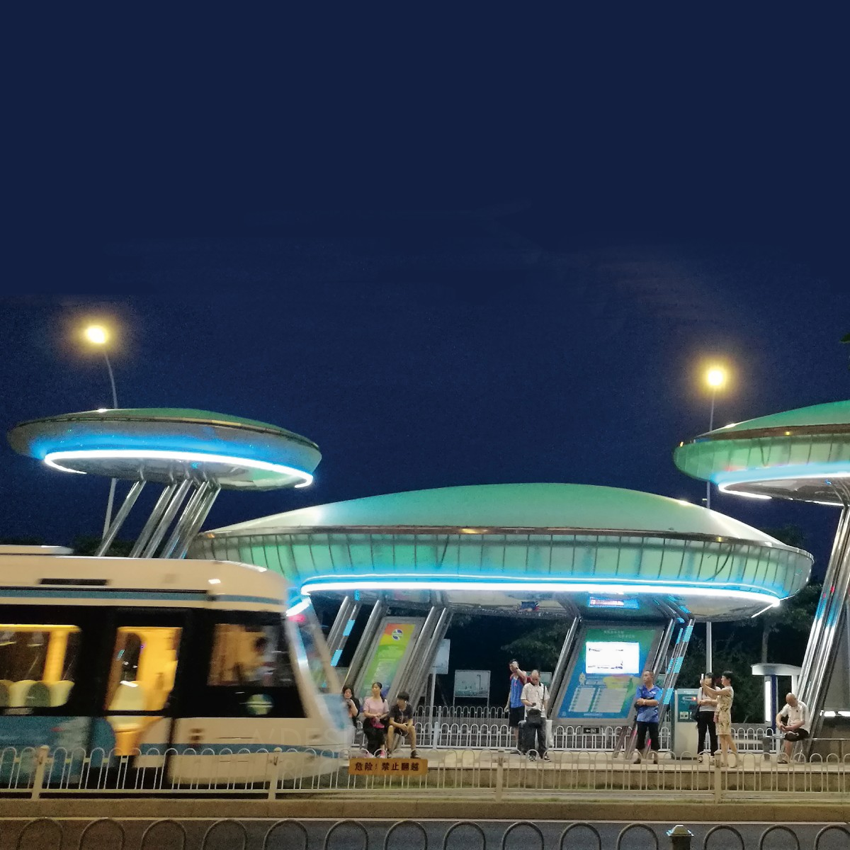 Zhuhai Tram Platform of Line 1 Station Platform by United Architecture Creative Office Iron Architecture, Building and Structure Design Award Winner 2019 