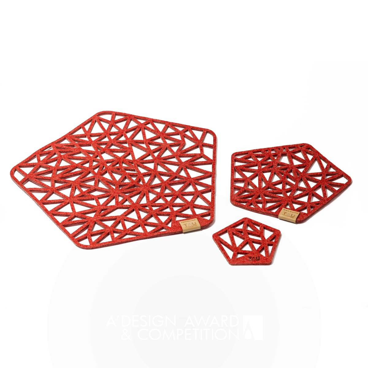 Delta Placemat Set by Martina Mantaras Bronze Bakeware, Tableware, Drinkware and Cookware Design Award Winner 2019 