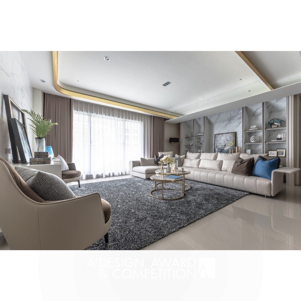 Luxury Essence Residential House by Wang Yu Cheng Iron Interior Space and Exhibition Design Award Winner 2019 