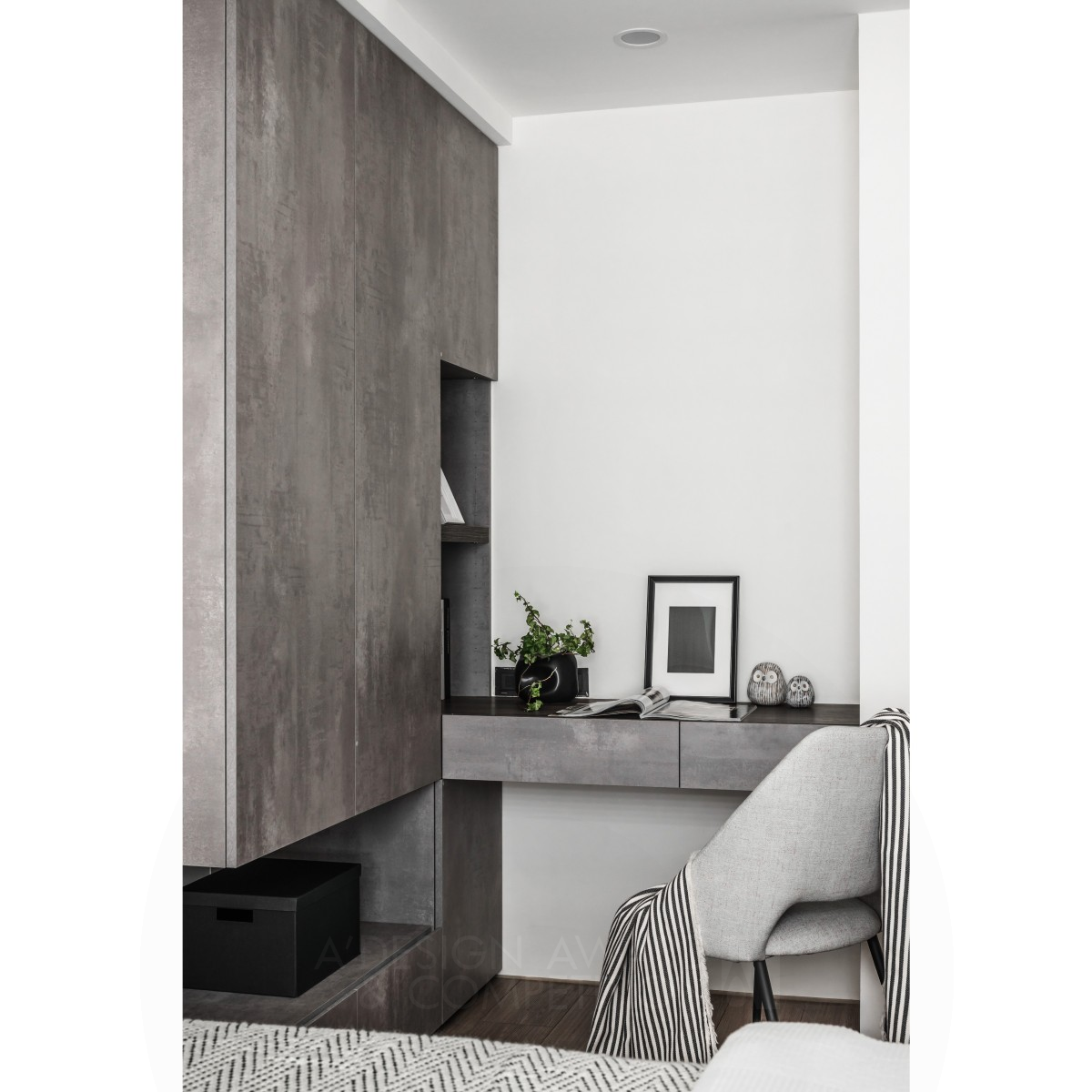 Grayscale Reversal Residential Space by Wang Yu Cheng Bronze Interior Space and Exhibition Design Award Winner 2019 