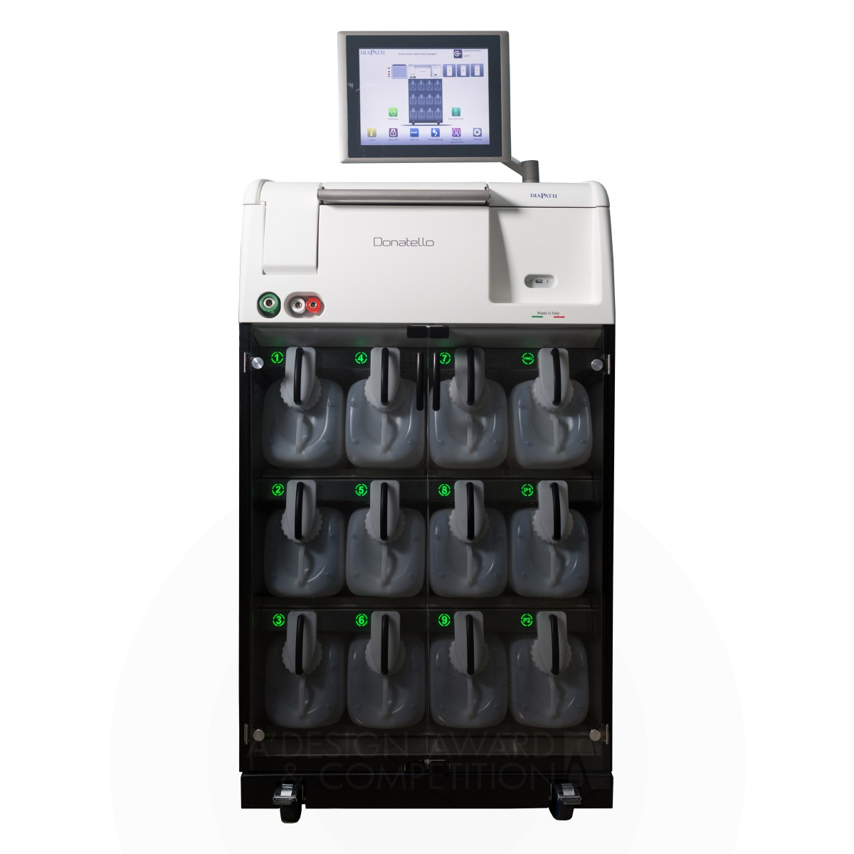 Donatello Series 2 Automatic Tissue Processor by Carmelo Lupo and Dario Tanfoglio Silver Medical Devices and Medical Equipment Design Award Winner 2019 