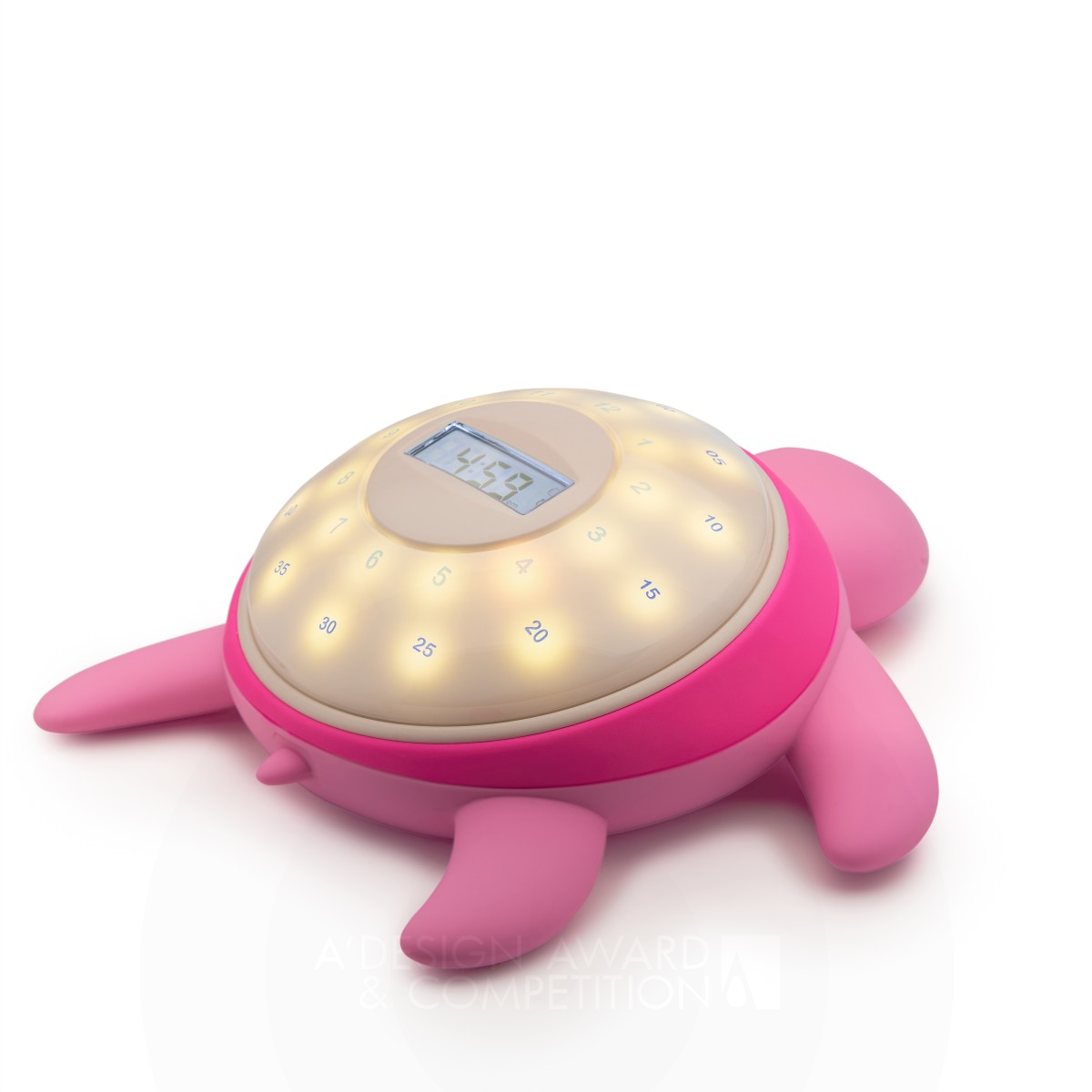 Tick Tock Turtle Kids Alarm Clock by Daniel Lau Iron Baby, Kids' and Children's Products Design Award Winner 2019 