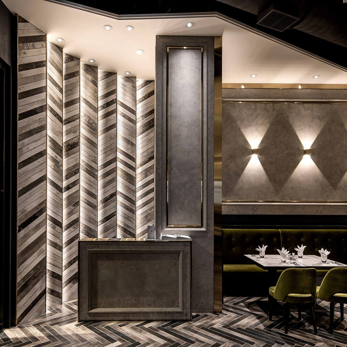 Romance and Decadence Bistro by Kuan Yen Wu Silver Interior Space and Exhibition Design Award Winner 2019 