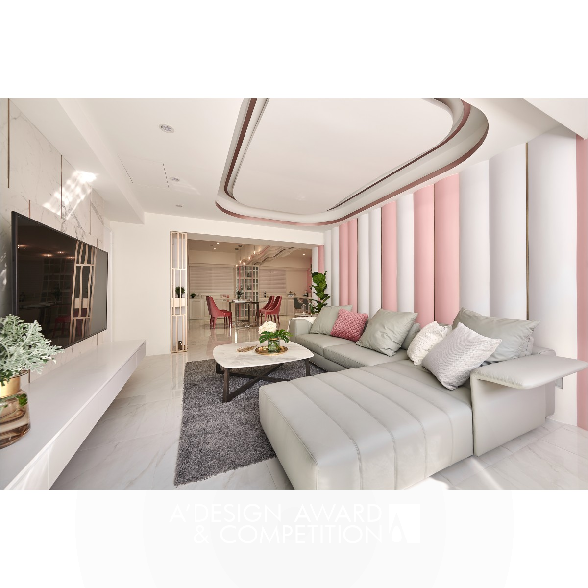 Enchanting Pink Interior Design by Chin-An Yang Bronze Interior Space and Exhibition Design Award Winner 2019 