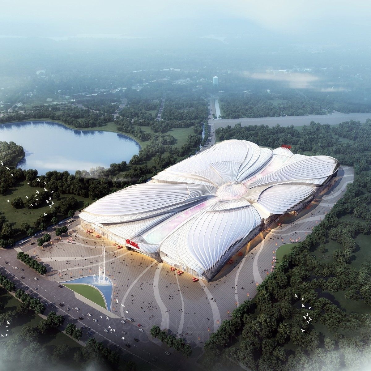 Wuxi Wanda Mall Commercial Complex by Wandacti and CCI Arch. Design & Consulting Silver Architecture, Building and Structure Design Award Winner 2019 