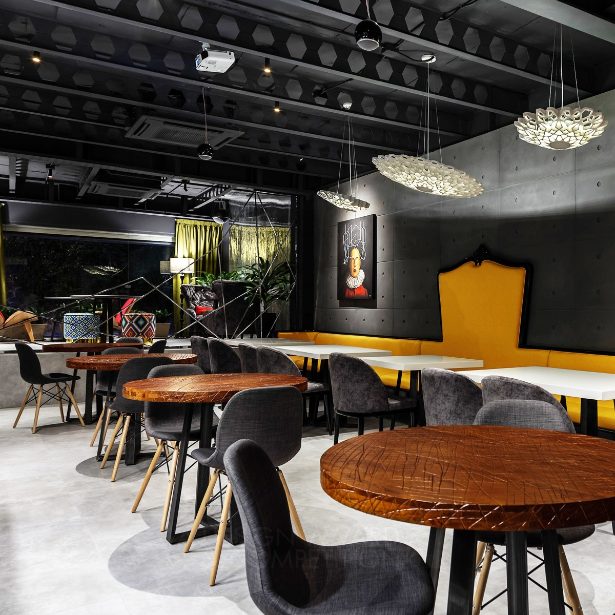 Lovar Bistro Bistro by Alireza Shafiei Tabar Bronze Interior Space and Exhibition Design Award Winner 2019 