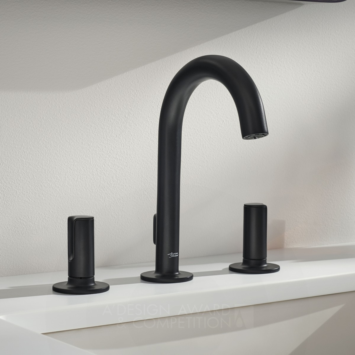 Studio S Matte Black Bathroom Faucets and Accessories by American Standard Platinum Bathroom Furniture and Sanitary Ware Design Award Winner 2019 