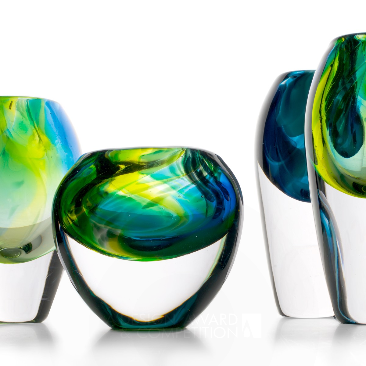 Dutz - Jungle Collection Glass Vase by Sini Majuri Golden Furniture Design Award Winner 2019 