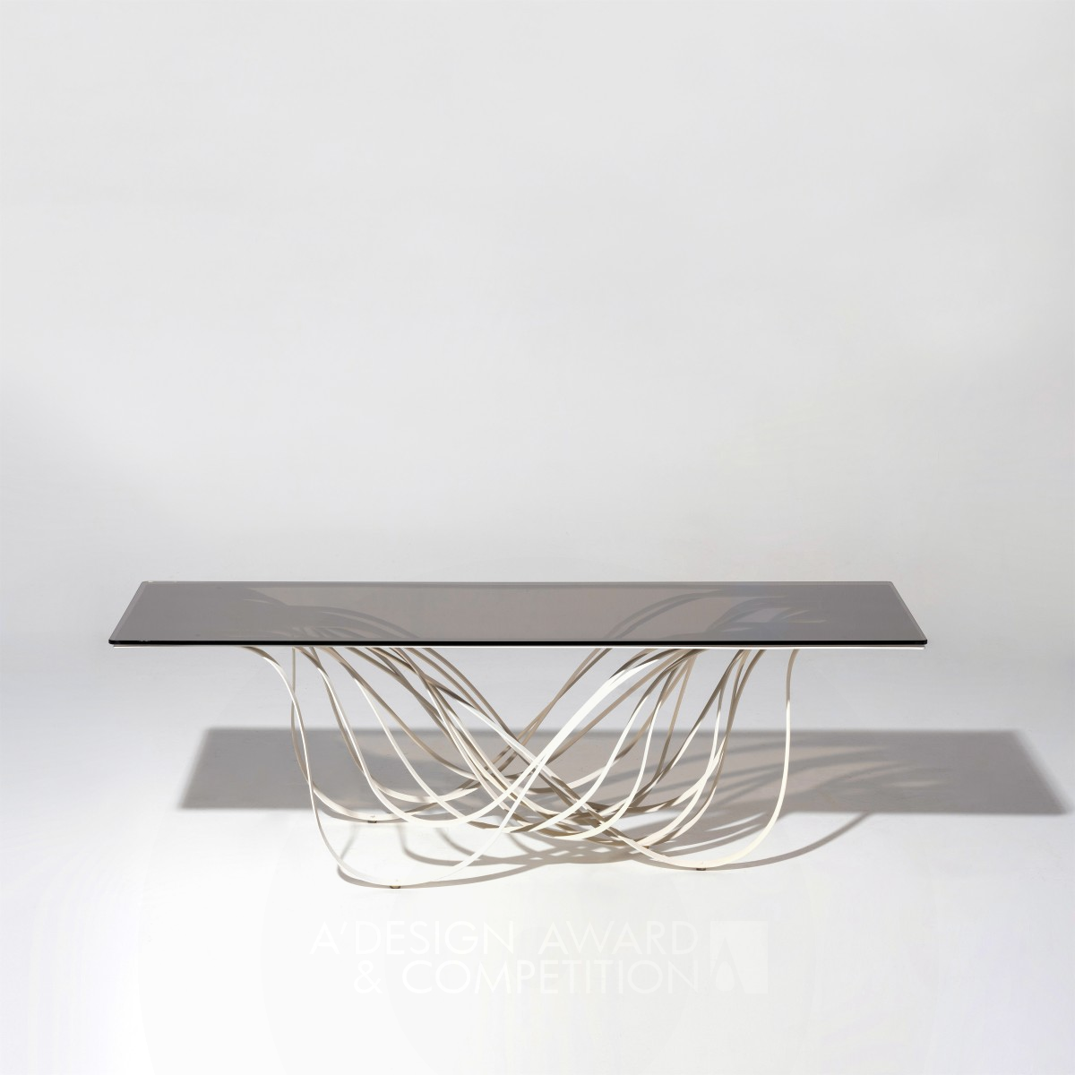 Water Wave Table by Noh Yong-won Iron Furniture Design Award Winner 2019 