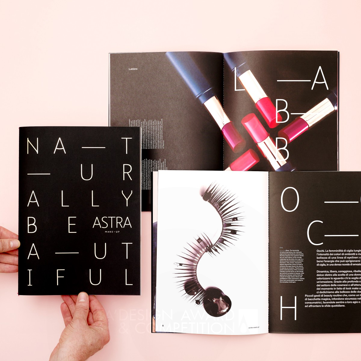 Astra Make-up Company Re-branding by Paul Robb - Salt&Pepper Golden Advertising, Marketing and Communication Design Award Winner 2019 