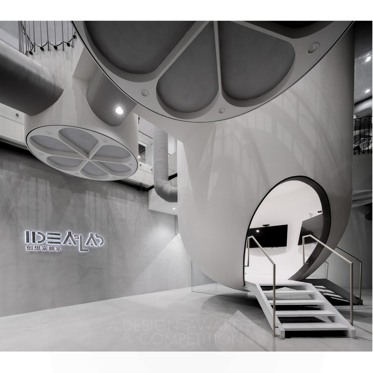 Ideas Lab Shared Office by Li Xiang Golden Interior Space and Exhibition Design Award Winner 2019 