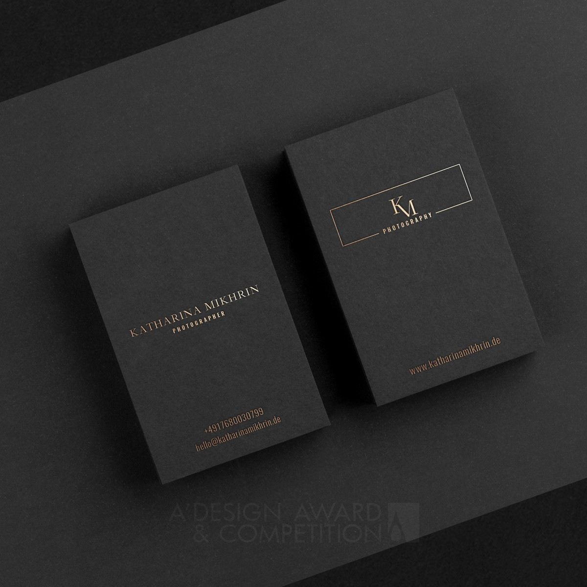 Katharina Mikhrin Photography Branding by Anastasia Smyslova Iron Graphics, Illustration and Visual Communication Design Award Winner 2019 