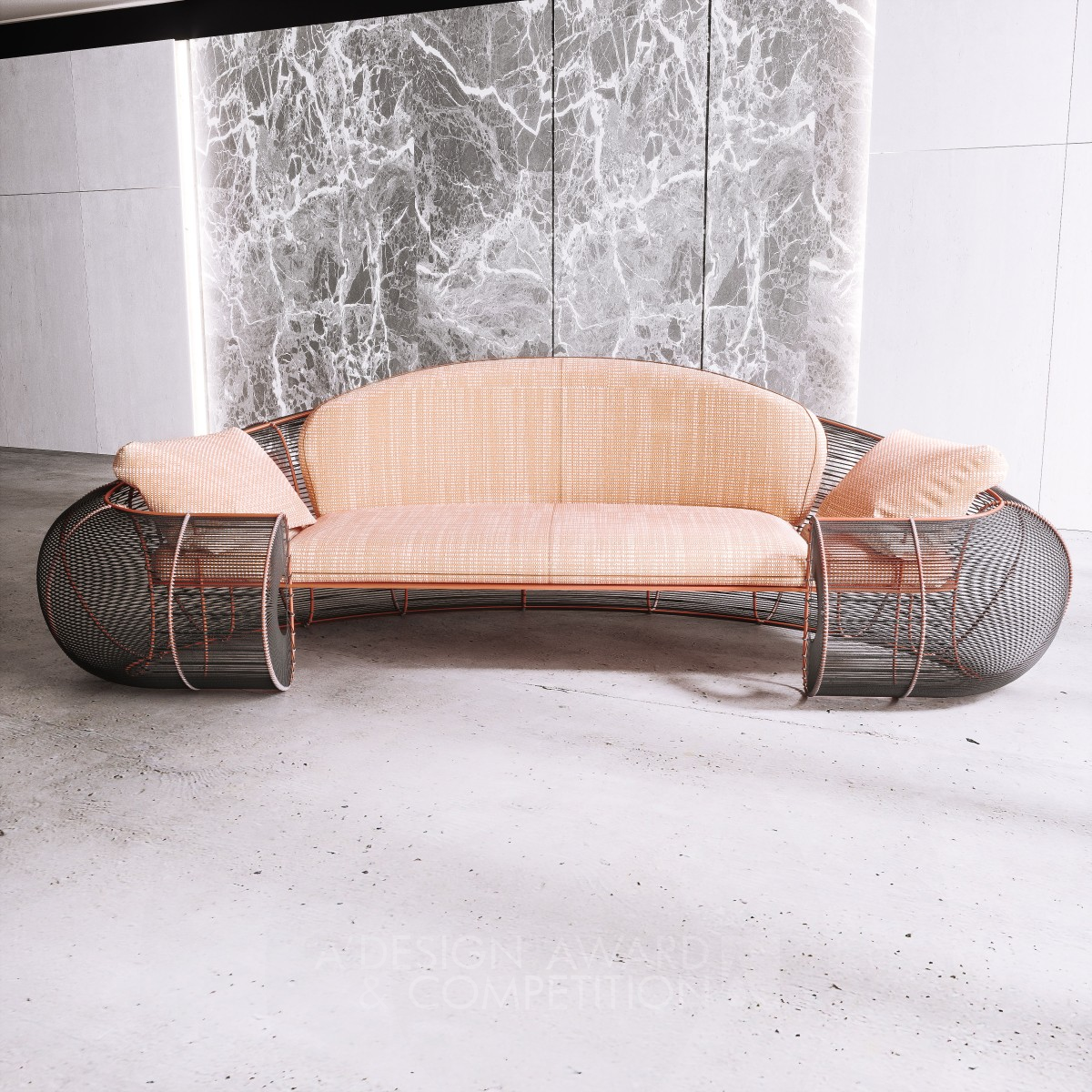 Shell Sofa by Natalia Komarova Silver Furniture Design Award Winner 2019 